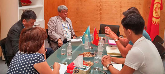 Marat Sharshekeev discussed conditions of participation of the Kyrgyz Republic in the fair with representatives of the EXPO-2017 Organizing Committee 