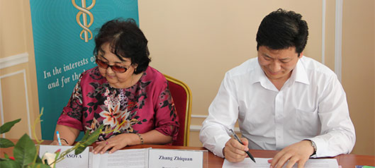 In order to contribute to the development and strengthening of the cooperation between business communities of the Kyrgyz Republic and Gansu province, the Chambers of Commerce and Industry of the Kyrgyz Republic and Baiyin, Gansu province of the People's 